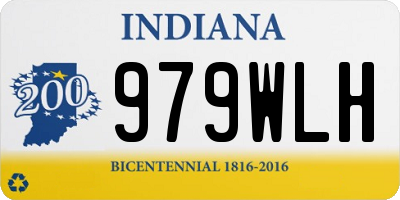 IN license plate 979WLH