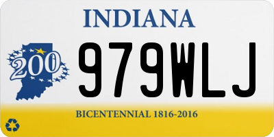 IN license plate 979WLJ