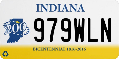 IN license plate 979WLN