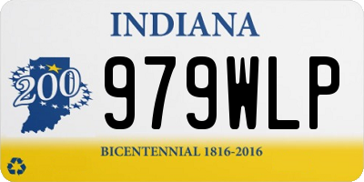 IN license plate 979WLP