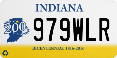IN license plate 979WLR