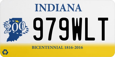 IN license plate 979WLT
