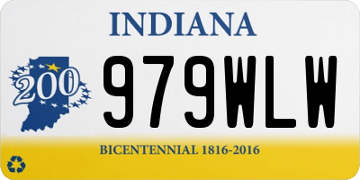 IN license plate 979WLW