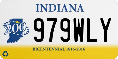 IN license plate 979WLY