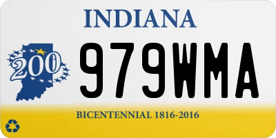 IN license plate 979WMA