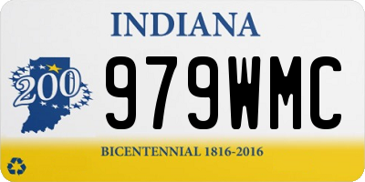 IN license plate 979WMC