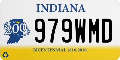 IN license plate 979WMD
