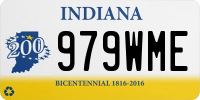 IN license plate 979WME