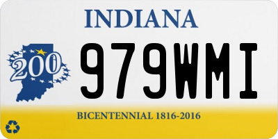 IN license plate 979WMI