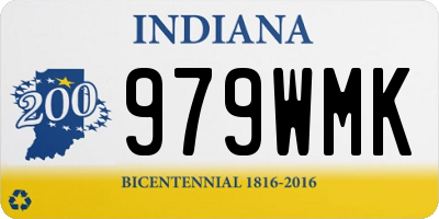 IN license plate 979WMK