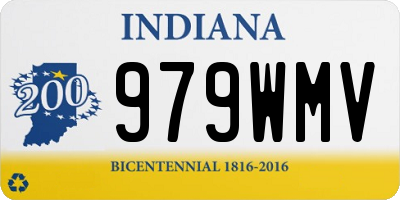 IN license plate 979WMV