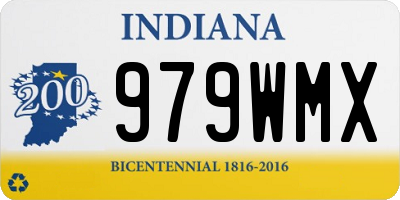 IN license plate 979WMX
