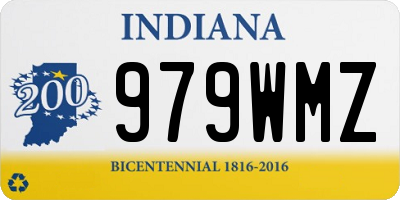 IN license plate 979WMZ