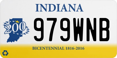 IN license plate 979WNB