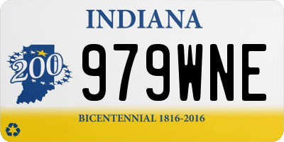 IN license plate 979WNE