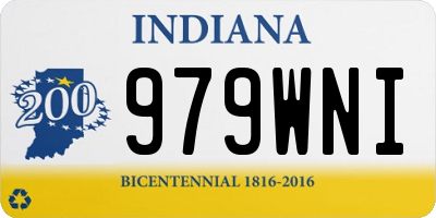 IN license plate 979WNI