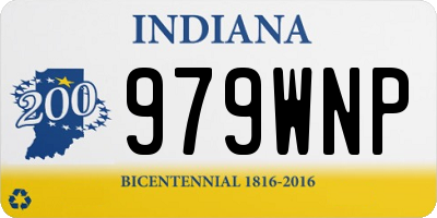 IN license plate 979WNP