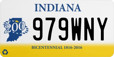 IN license plate 979WNY