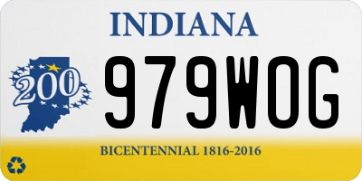 IN license plate 979WOG