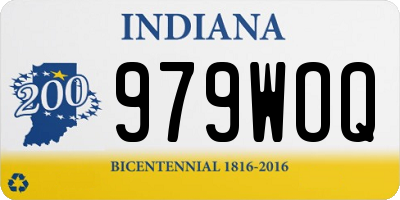 IN license plate 979WOQ