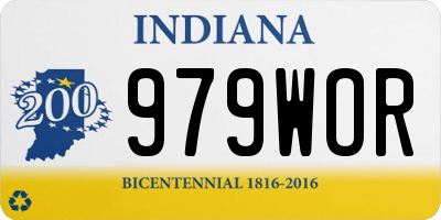 IN license plate 979WOR