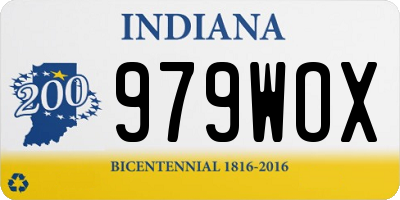 IN license plate 979WOX