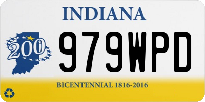 IN license plate 979WPD