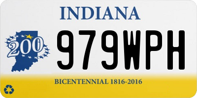 IN license plate 979WPH