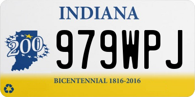 IN license plate 979WPJ