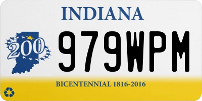 IN license plate 979WPM