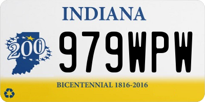 IN license plate 979WPW