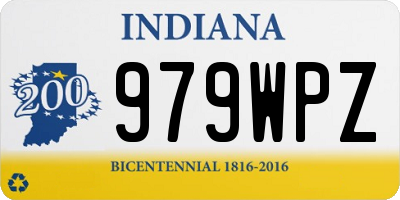 IN license plate 979WPZ