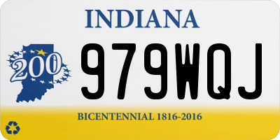IN license plate 979WQJ