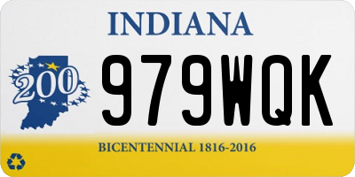 IN license plate 979WQK