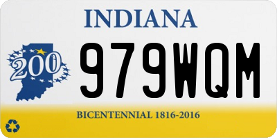 IN license plate 979WQM