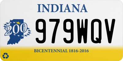 IN license plate 979WQV