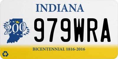 IN license plate 979WRA