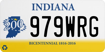 IN license plate 979WRG