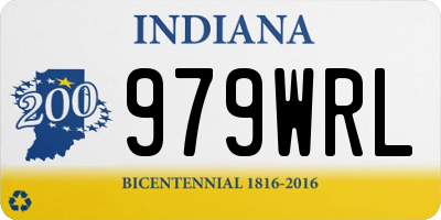 IN license plate 979WRL