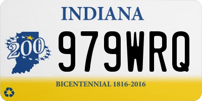 IN license plate 979WRQ