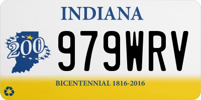 IN license plate 979WRV
