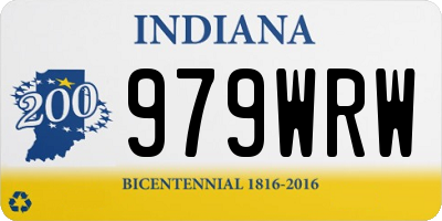 IN license plate 979WRW