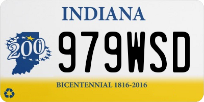 IN license plate 979WSD