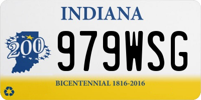 IN license plate 979WSG