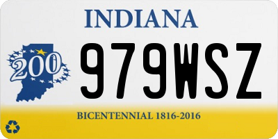 IN license plate 979WSZ