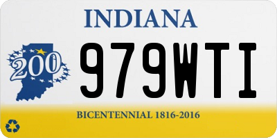 IN license plate 979WTI