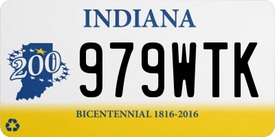 IN license plate 979WTK