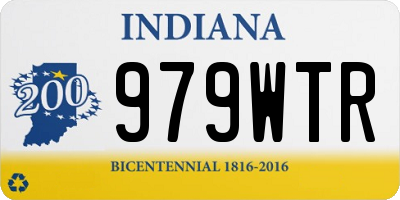 IN license plate 979WTR