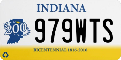 IN license plate 979WTS