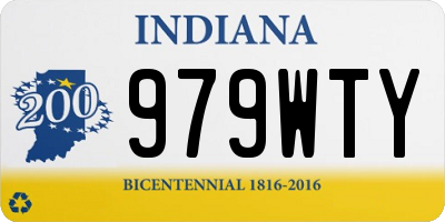 IN license plate 979WTY